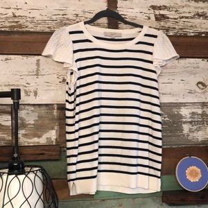 SOLD Flutter Sleeve Sweater Top